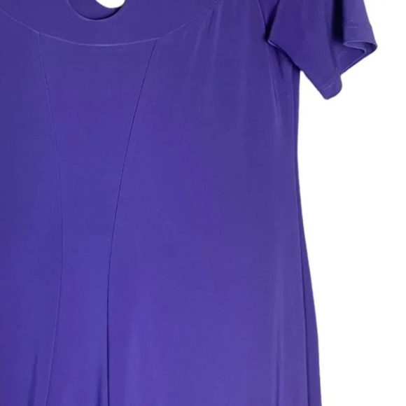 Sympli Canada Women’s Purple Casual Professional Dress Size 2  Comfort Stretch - Picture 11 of 11